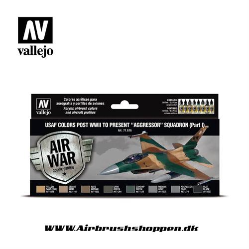 71.616 USAF colors post WWII to present “Aggressor” Squadron (Part I), 8 x 17 ml Air War